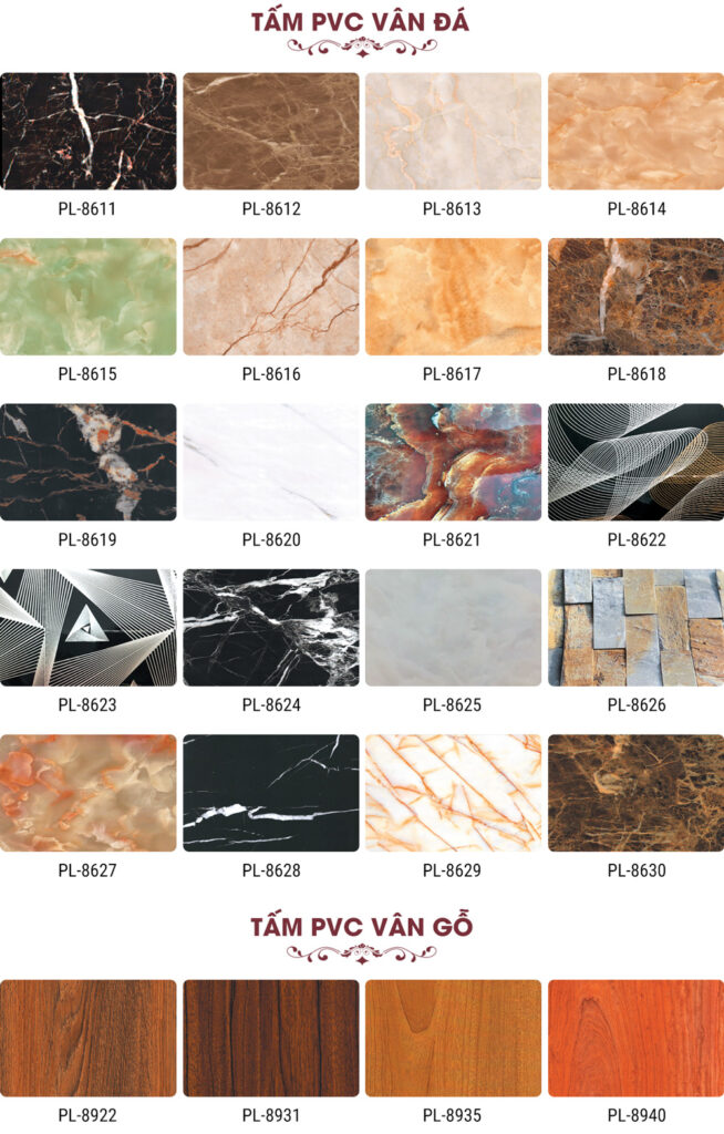 Nhà Máy Công Ty Nhựa Hà Nội Phát Lộc - Sản Xuất Số Lượng Lớn, Giá Tận Xưởng, Bảo Hành 1 Đổi 1, Giao Hàng Toàn Quốc 6 Tấm ốp tường PVC