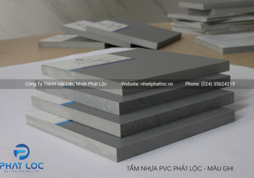 Tấm nhựa PVC Phát Lộc Màu Ghi