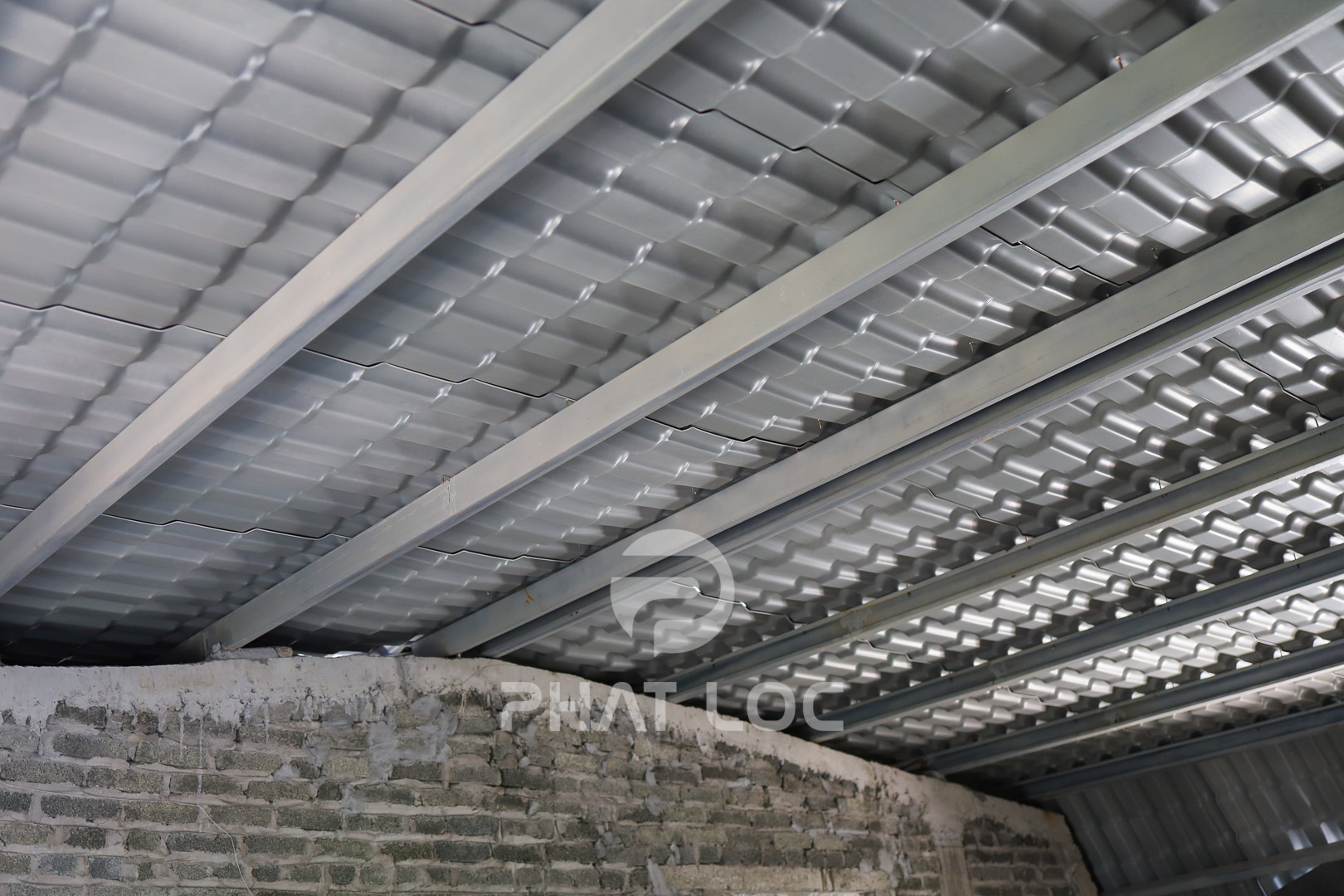 Tôn ngói nhựa Phát Lộc Ton ngoi nhua ky thuat PVC PP 0790