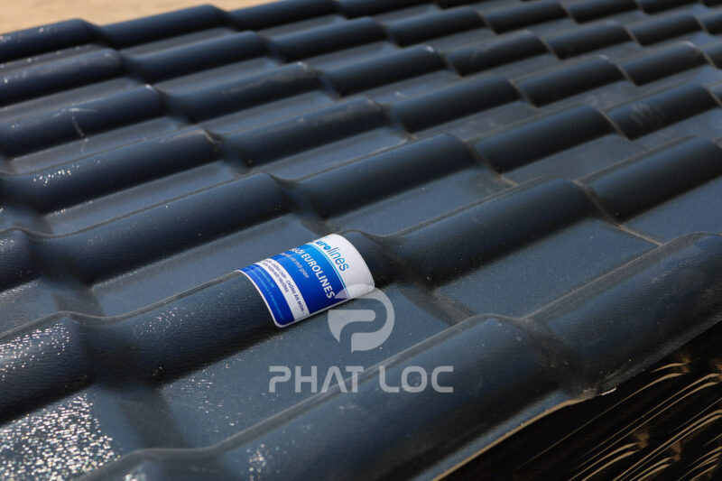 Ngói nhựa PVC/ASA màu xám – Giải pháp mái hiện đại