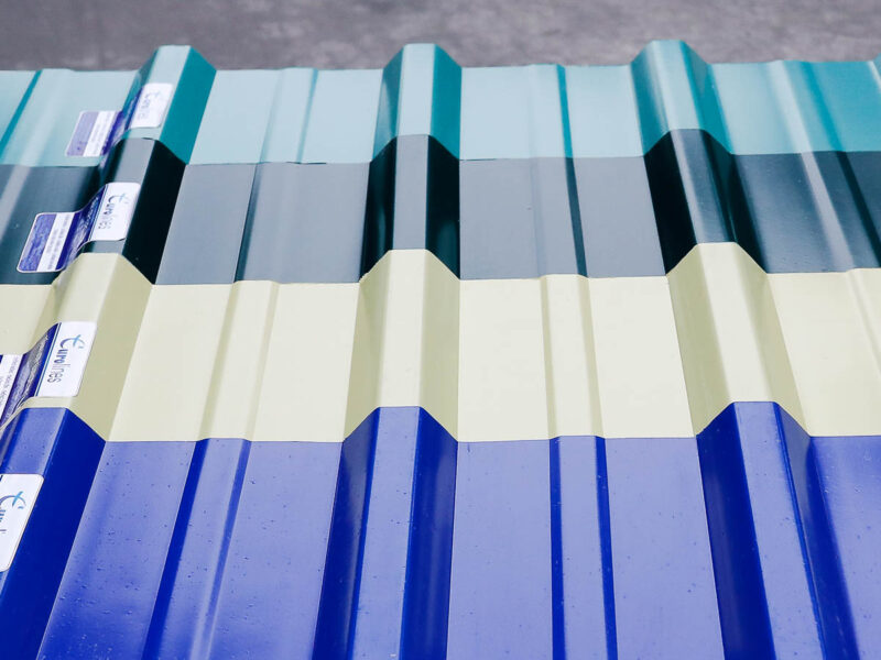 Tôn Nhựa 9 Sóng Vuông - PVC/ASA Eurolines 16 Ton ngoi nhua PVC PP 3465