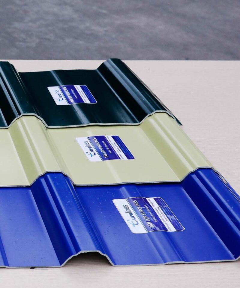 Tôn Nhựa 7 Sóng Vuông - PVC/ASA Eurolines