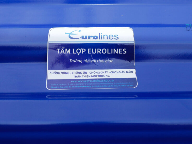 Tấm lợp nhựa màu xanh dương