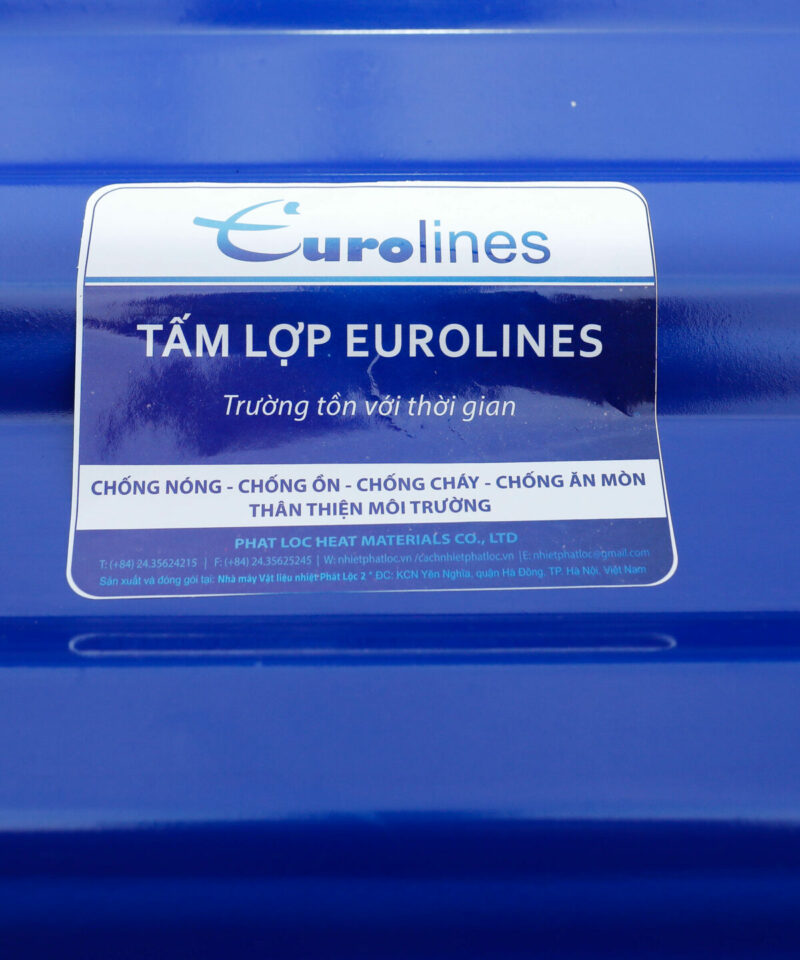 Tấm lợp nhựa màu xanh dương