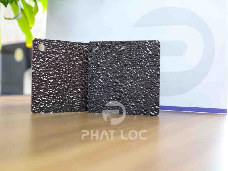 Tấm lấy sáng Polycarbonate Phẳng sần (nhám) – Độ dày 10mm