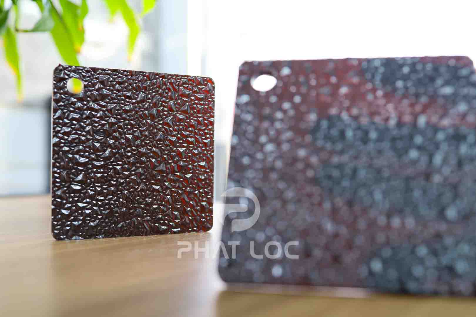 Tấm lấy sáng Poly phẳng sần độ dày 5mm Tấm lấy sáng Poly phẳng sần độ dày 5mm