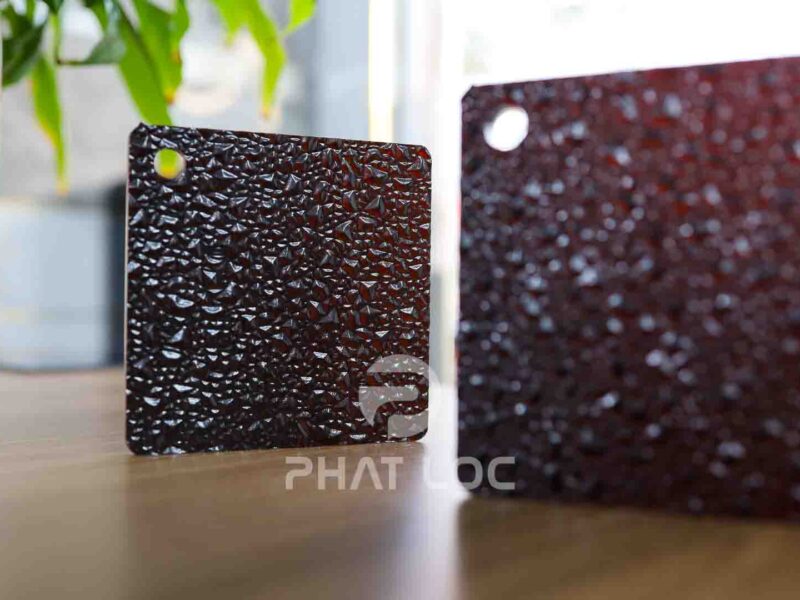 Tấm lấy sáng Poly phẳng sần độ dày 5mm