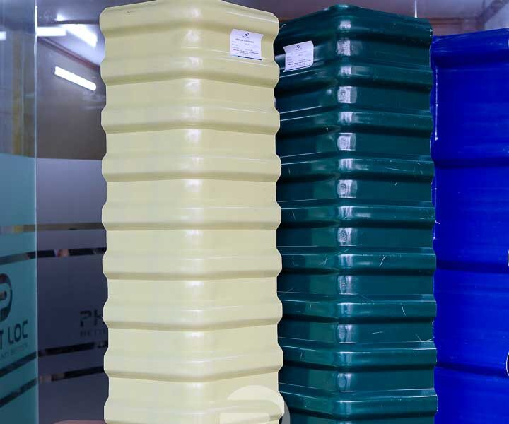 Úp nóc tôn nhựa - Phụ kiện tấm lợp PVC