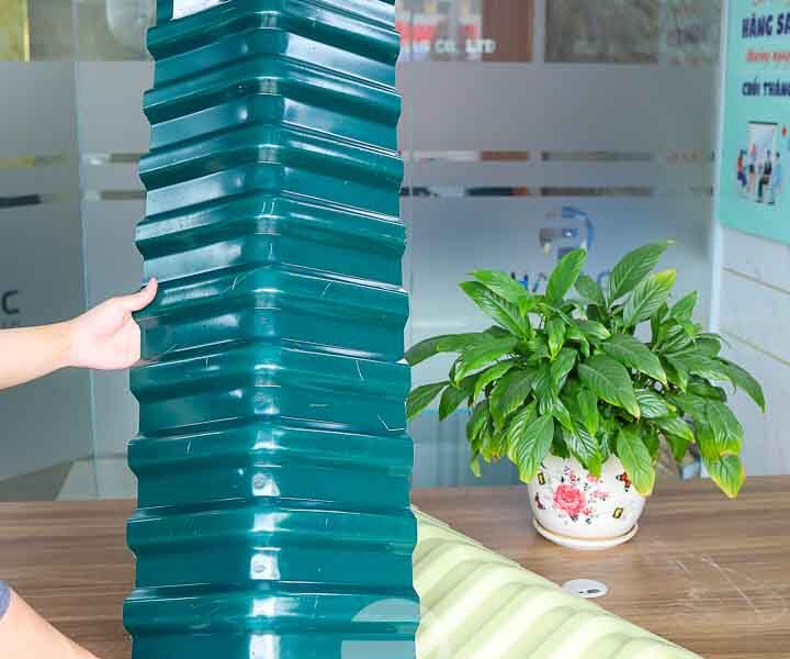 Úp nóc tôn nhựa - Phụ kiện tấm lợp PVC