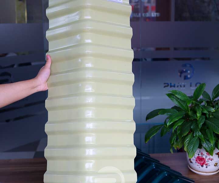 Úp nóc tôn nhựa - Phụ kiện tấm lợp PVC