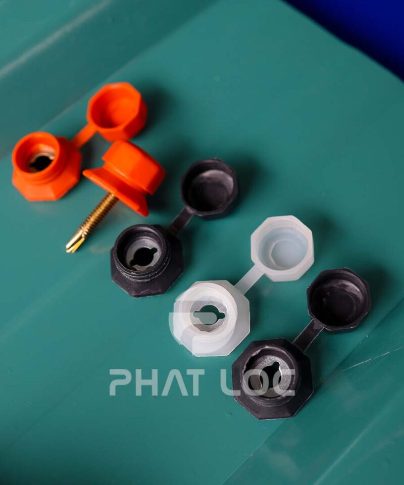 Nắp chụp vít bắn tôn, chống ăn mòn - Phụ Kiện Tôn Nhựa PVC/ASA Eurolines