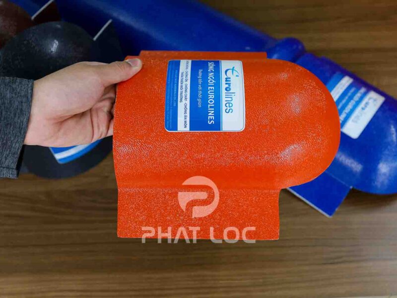 Tấm úp đuôi mái ngói nhựa – Phụ kiện nhựa giả ngói Eurolines