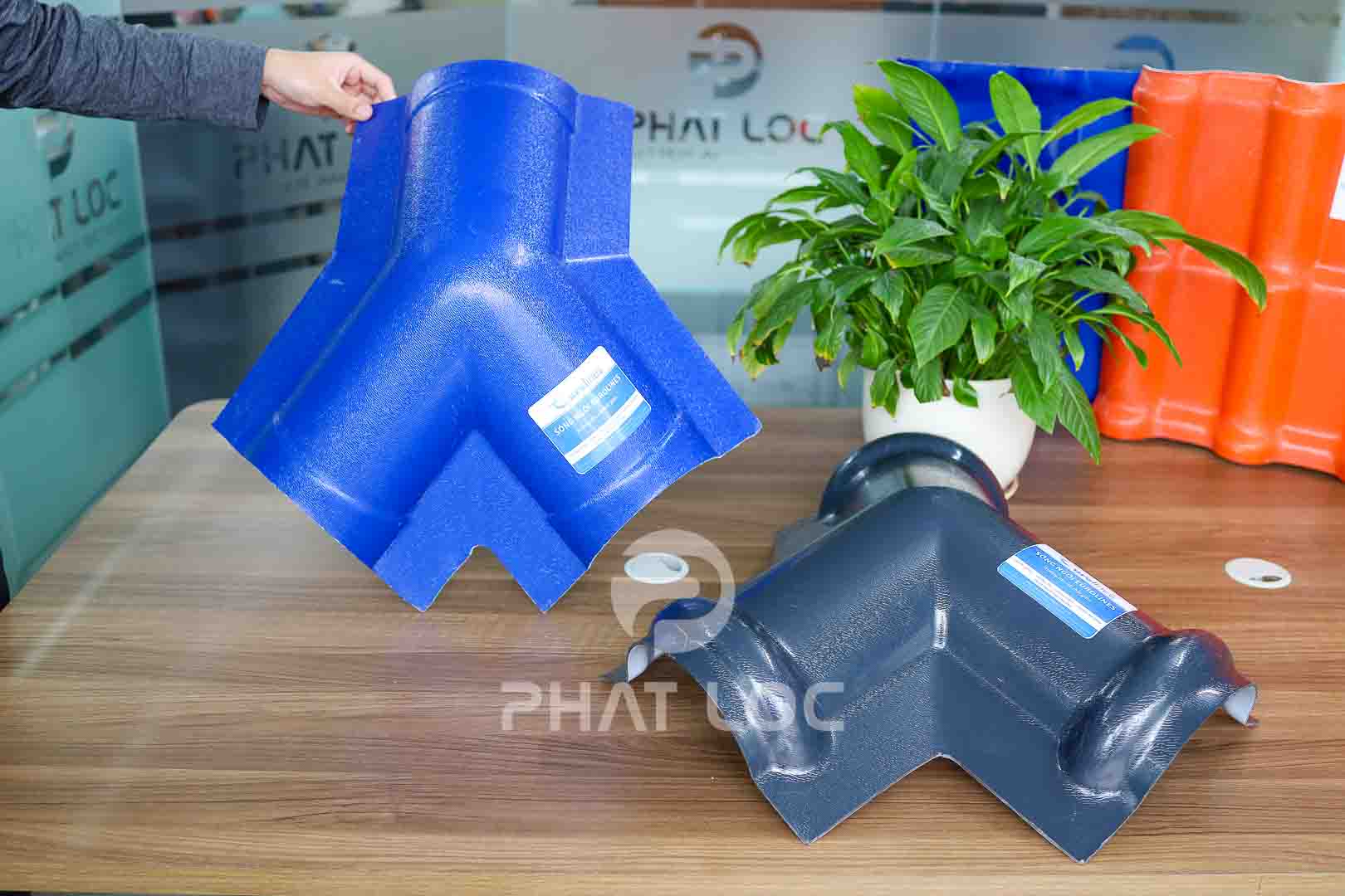 PVC/ASA plastic tile top cover