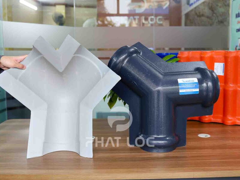 Chạc 3 úp đỉnh ngói nhựa - Phụ kiện ngói Eurolines