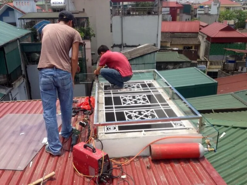 Cách làm giếng trời cho nhà mái tôn – Hướng dẫn từng bước