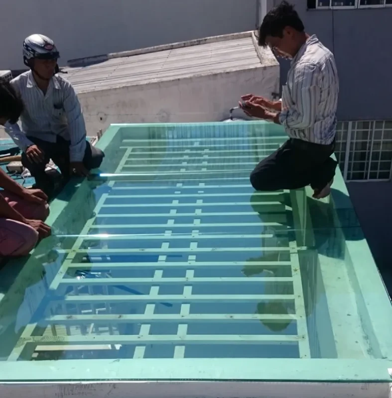 Lưu ý quan trọng khi lắp giếng trời trên mái tôn