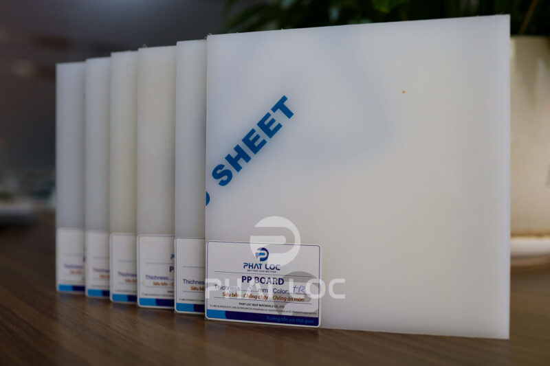 Báo giá & Địa chỉ cung ứng Tấm nhựa kỹ thuật PP chất lượng cao