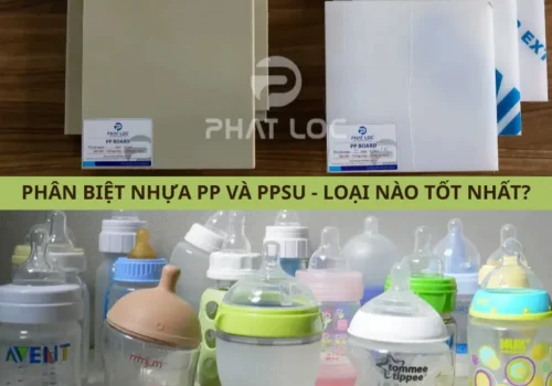Phân Biệt Nhựa PP và PPSU Chi Tiết Nhất 2025 – Kỹ Sư Nào Cũng Nên Biết!