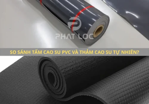 So Sánh Tấm Cao Su PVC và Thảm Cao Su Tự Nhiên: Đâu Là Giải Pháp Trải Sàn Tốt Nhất 2025?