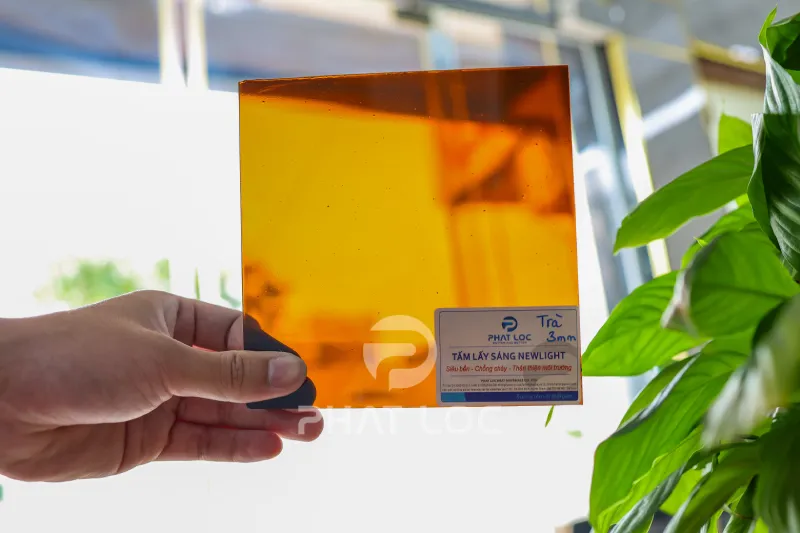 Tấm lợp Poly màu trà – Góc nhìn vật liệu kỹ thuật