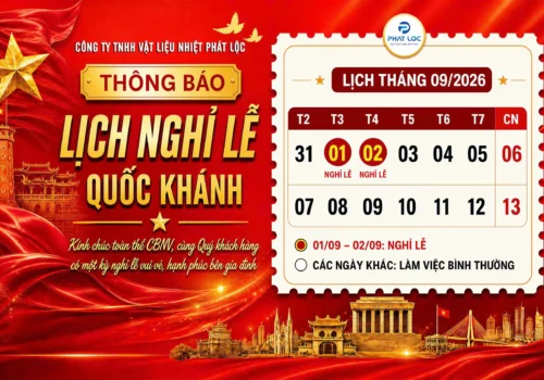 Phát Lộc Thông Báo Lịch Nghỉ Lễ Quốc Khánh 02/09/2026
